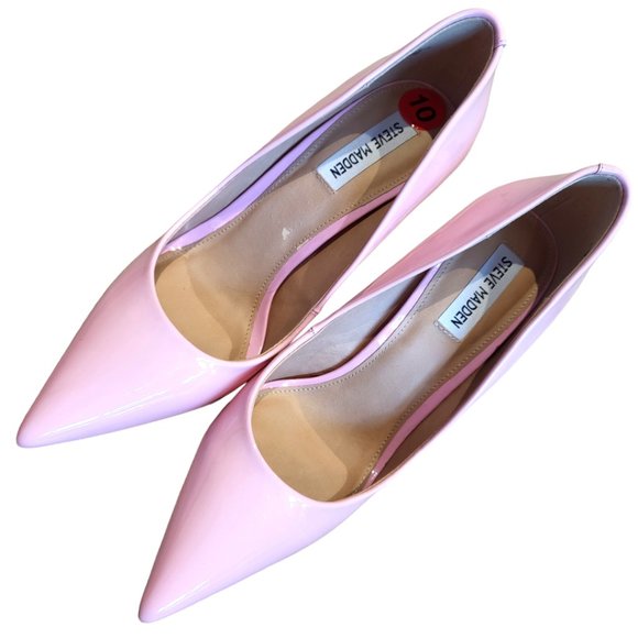 Steve Madden Shoes - Steve Madden Pink Patent Stiletto  Size 10
